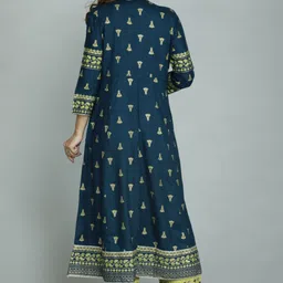 patni ethnic Women Viscose Rayon Kurta Pant Dupatta Set image 2
