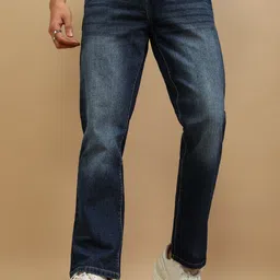 highlander Men Straight Fit Mid Rise Blue Jeans-picture-11