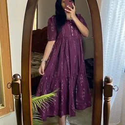 amanclothing Women Gathered Black Midi/Calf Length Dress-picture-15