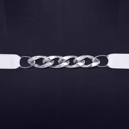 saiyam Women Casual, Evening, Formal, Party White Nylon Belt-picture-22