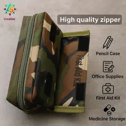 a5 creation High Quality Army Art Canvas Pencil Box image 4
