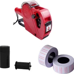 isc Combo of Price Label Gun, 2 Price Rolls & 1 Ink Roller, Use for Retail Pricing Taging Gun-picture-21