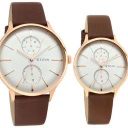 titan Modern Bandhan III Analog Watch - For Couple NP9400394203WL01 image 1