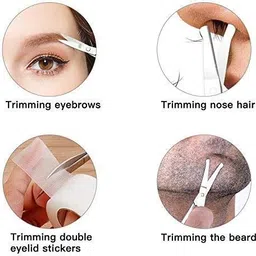 myynti Stainless Steel Scissor Professional Grooming for Eyebrows, Nose, Moustache, Beard for Men and Women Scissors image 2