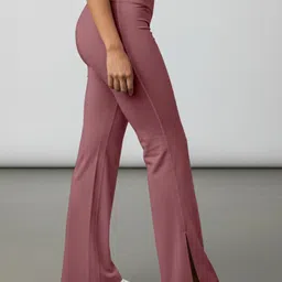 valley Solid Women Pink Tights image 4