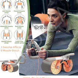 bogenlite Roller Wheel Exercise with Elbow Support, Exercise with Elbow Supportic Wheel Ab Exerciser image 4