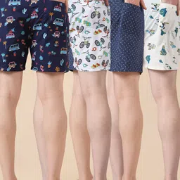 urban scottish Pack of 4 Printed Men Boxer image 2