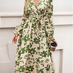 ki studio Women Asymmetric Multicolor Midi/Calf Length Dress image 4