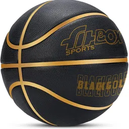 fitbox sports Basketball Official |Professional Match Ball Indoor & Outdoor Games & Training Basketball - Size: 5-picture-10