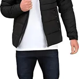 maanvii Men Solid Sports Jacket image 3