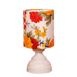 Multicolour Shade Table Lamp With Metal Base By Foziq image 4