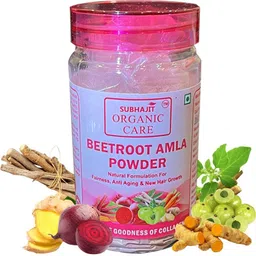 subhajit organic care Beetroot Amla Powder For Healthy Hair & Skin-picture-21