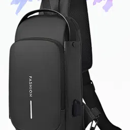 ProArch WomenBuzz Crossbody Massenger Bag Shoulder Strap With with Lock USB Charging Waist bag-image-95