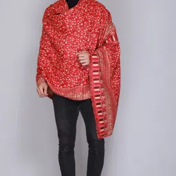 Sudako Acrylic Self Design Men Shawl image 3