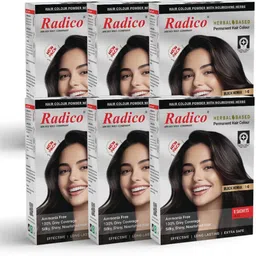 radico Natural Herbal Permanent Black Shade Hair Colour, No Ammonia , Black Henna-picture-11