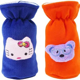 lala maneet Plush Baby Feeding Bottle Cover with Animated Cartoon Design (60ML-125ML, Small)-picture-10