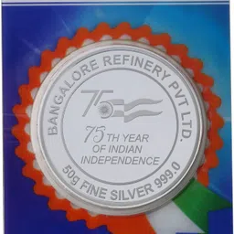 Mangalyaan / Mars Orbiter Mission Coin S 999 50 g Silver Coin-image-17