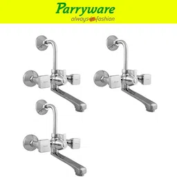 parryware Ritz Wall Mixer 2 in 1 with Overhead Shower Provision set of 3 pic 363 Wall Mixer with Overhead Shower Provision Wall Mixer Faucet-picture-33