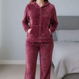 skg urban fashion Solid Women Track Suit image 2