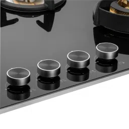 KAFF Bellini-F Tempered Glass Top 4 Burner Automatic Electric Hob (Flame Failure Device, Black) image 5