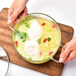 homoryx Multipurpose Glass Cooking, Serving Bowl For Kitchen Cook and Serve Casserole image 4