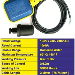 Right Gear Water Float Switch With Liquid Level Controller Sensor with 2 Meter Wire. image 3