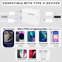 RoarX 20 W Quick Charge 3 A Wall Charger for Mobile with Detachable Cable image 4