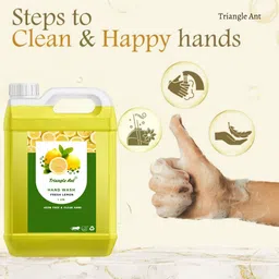 triangle ant Refreshing Lemon, Touch of Lotion Foaming Hand Wash Hand Wash image 4