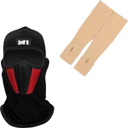 rhtdm 1 Pair Arm Sleeves+1 Full Balaclava Combo-picture-32