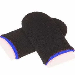 topero Finger Sleeves Slip Proof for gaming ( BLACK For iOS, Android) Finger Sleeve image 2