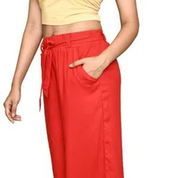 4cats Women Red Capri image 3