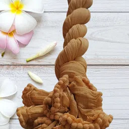 Chiffon Solid Gold Women Dupatta-image-2