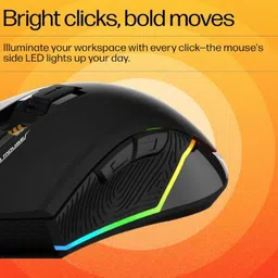 HP G360 RGB Backlighting USB Wired Gaming Mouse with 6 Programmable Buttons Wired Ergonomic Optical Gaming Mouse image 4