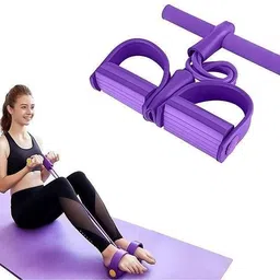 ymd body pull bands Reducer Body Trimmer Pedal Exerciser, Yoga Crossfit Exercise Resistance Tube-picture-11