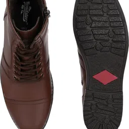 Roadster Men Tan Faux Leather Casual Lace Up Boots Boots For Men image 5