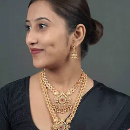 zxriz Brass Gold-plated Gold Jewel Set image 5