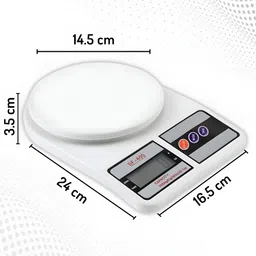 Wrixty Digital 10kg x 1g Kitchen Scale Balance Multi-purpose measuring machine Weighing Scale image 3