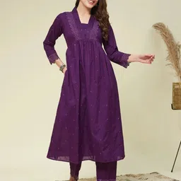 mokosh Women Pure Cotton Kurta Pant Set-picture-13
