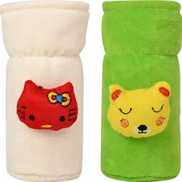da anushi Soft Hosiery Baby Feeding Bottle Cover – Easy to Grip, Suitable for 60-125 ML-picture-27