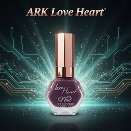 ark Love Heart Purple Nail Polish 10ml Purple-picture-16