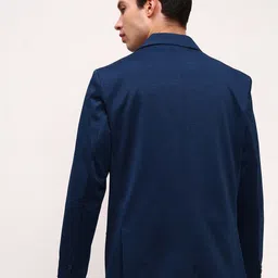 showoffff Men Solid Single Breasted Casual Blazer image 2