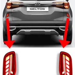 rohaneshop Kia Seltos 3 Function Matrix Reflector with Running Indicator Waterproof Type- B Car Reflector Light-picture-12
