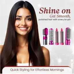 Dizosonic 5-in-1 Hair Styler: Professional Hot Air Tool for Fast, Easy Straightening, Curling, Drying & Volumizing Salon Quality Styles Hair Straightener image 2