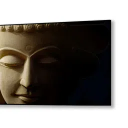 nestroots Canvas Framed Buddha illuminated painting Wall Painting image 4