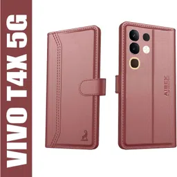 aibex Flip Cover for Vivo T4X 5G / iQOO Z10X 5G |Premium Leather Finish | Magnetic Closure | Kickstand Feature-picture-37