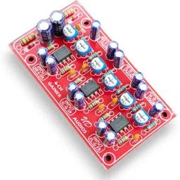 high tech 6 Channel Gainer Board,All Channel Gain Adjustable Use in RC4558 IC,DC15V to 40V Electronic Components Electronic Hobby Kit image 2