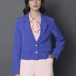 vero moda Women Solid Single Breasted Formal Blazer-picture-24