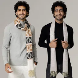 Ravaiyaa - Attitude Is Everything Woven Men Muffler-picture-21
