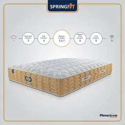 springfit Reactiv Ortho Orthopedic 5 inch Memory Foam Queen Size Mattress image 5