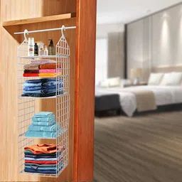 zordik Foldable Cloth Hanging rack for wardrobes Closet Organizer image 4